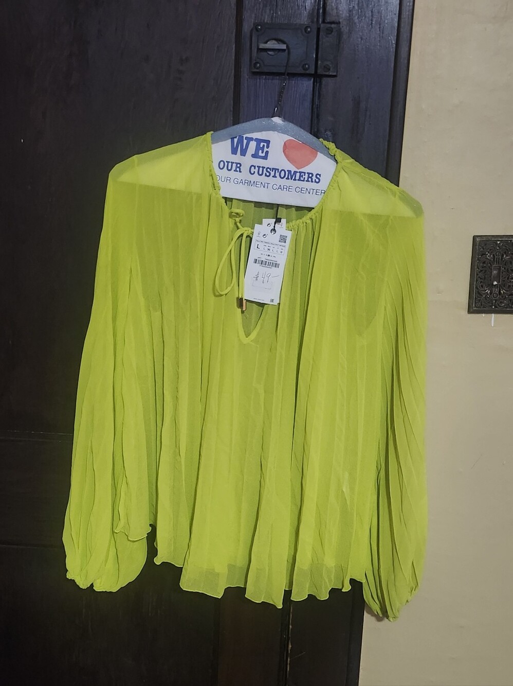 Pleated Blouse